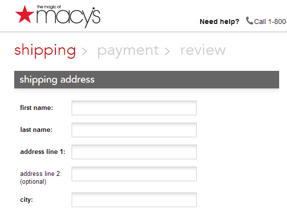 e-commerce checkout guideline examples for website development | Clarity