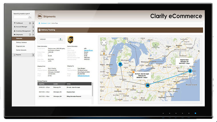 Clarity provides visibility into supply chain management