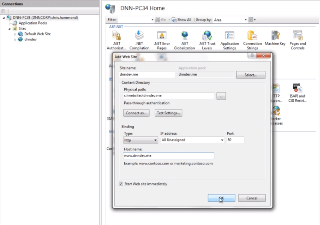 DotNetNuke Environment Configuration